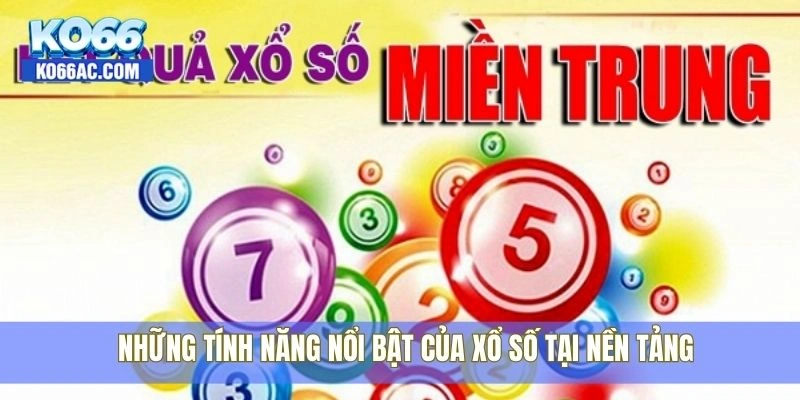Những tính năng nổi bật của xổ số tại nền tảng 